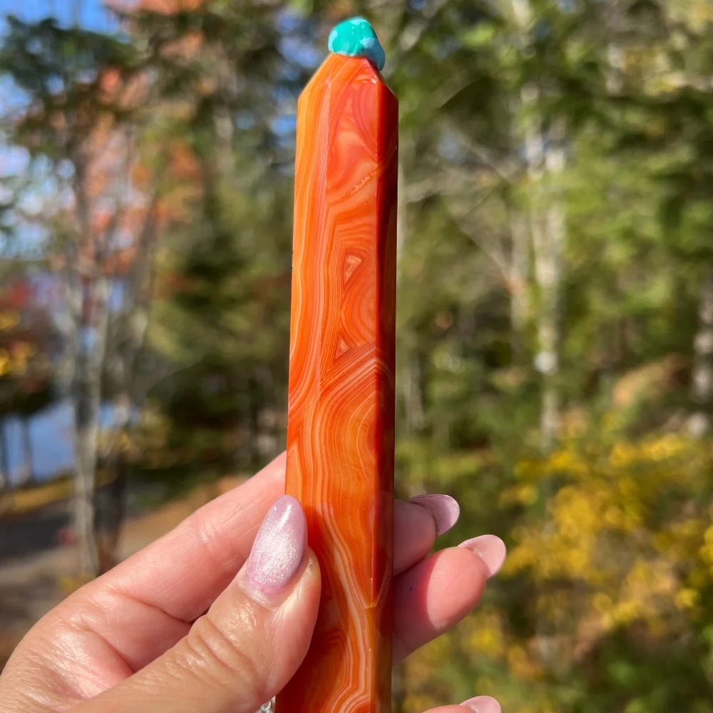 Carnelian (3) tower | crystal - Picture 3 of 13